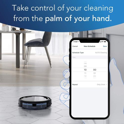  [아마존핫딜][아마존 핫딜] ECOVACS DEEBOT 500 Robotic Vacuum Cleaner with Max Power Suction, Up to 110 min Runtime, Hard Floors & Carpets, App Controls, Self-Charging, Quiet