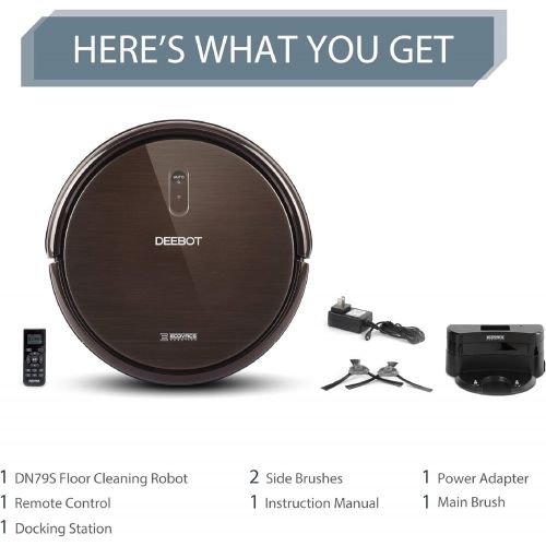  [아마존 핫딜] [아마존핫딜]ECOVACS DEEBOT N79S Robot Vacuum Cleaner with Max Power Suction, Works with Alexa, App Controls, Self-Charging, Quiet, for Hard Floors & Carpets