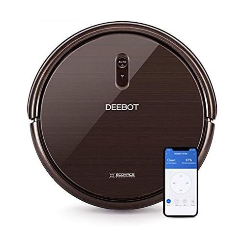  Ecovacs DEEBOT N79S Robotic Vacuum Cleaner with Max Power Suction, Upto 110 Min Runtime, Hard Floors and Carpets, Works with Alexa, App Controls, Self-Charging, Quiet