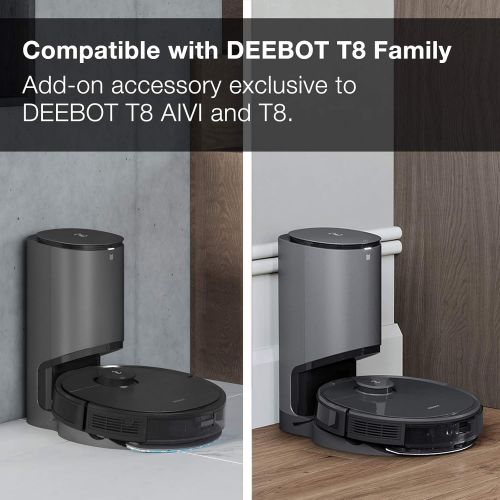  Ecovacs Deebot Auto-Empty Station, Automatic Empties Dustbin, 2.5L Dust Bag up to 30-Day Hands-Free Cleaning, Compatible with T8 AIVI / T8 / N8 Pro Robot Vacuum and Mop Cleaner (Ad