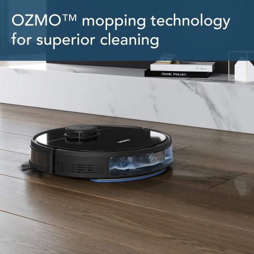  [아마존베스트]Ecovacs DEEBOT OZMO 920 2-in-1 Vacuuming and Mopping Robot with Smart Navi 3.0 Systematic Cleaning, Multi-Floor Mapping, Works with Alexa, Large, Black
