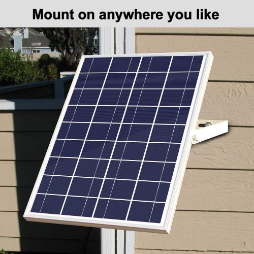  [아마존 핫딜]  [아마존핫딜]ECO-WORTHY 25W 12V Solar Panel Kits: 25 Watt Solar Panel with Bracket + 3A Charge Controller + Aligator clips for Battery Charging