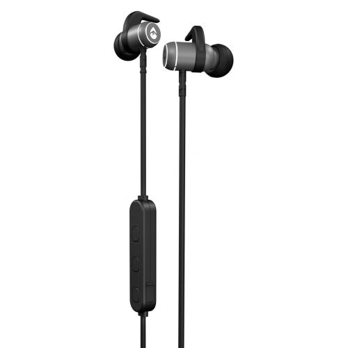  ECOXGEAR Sweat Proof Sport Buds with Microphone & Control & Passive Noise Cancellation - Black