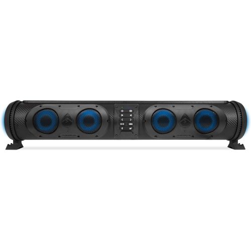  ECOXGEAR SoundExtreme SE26 Amplified Powersports Bluetooth 8 Speaker Soundbar Waterproof Sandproof with LED Lighting 500 Watts of Peak Power