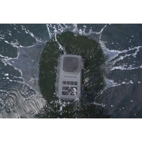  [아마존베스트]ECOXGEARFloating BluetoothSpeaker with Waterproof Dry Storage for Your Smartphone: EcoExtreme II (Gray)