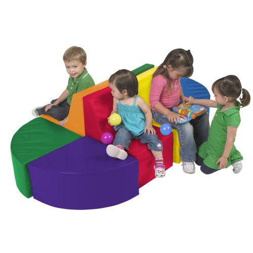  ECR4Kids SoftZone 8-Piece Toddler Sectional