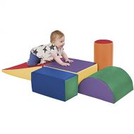 ECR4Kids - ELR-12683 SoftZone Climb and Crawl Activity Play Set, Lightweight Foam Shapes for Climbing, Crawling and Sliding, Safe Foam Playset for Toddlers and Preschoolers, 5-Piec
