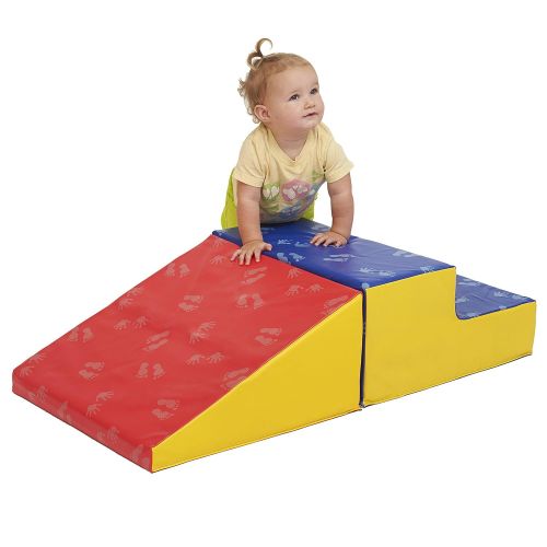  ECR4Kids - ELR-12653 SoftZone Little Me Play Climb and Slide, Primary (2-Piece)