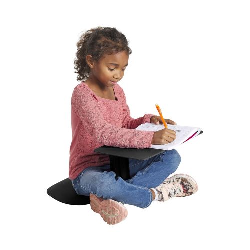  [아마존베스트]ECR4Kids - ELR-15810-BK The Surf Portable Lap Desk, Flexible Seating for Homeschool and Classrooms, One-Piece Writing Table for Kids, Teens and Adults, GREENGUARD [Gold] Certified,