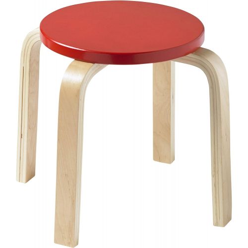  ECR4Kids Bentwood Table and Stool Set for Kids, Assorted