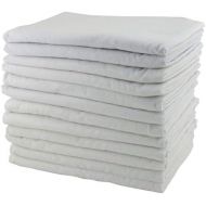 ECR4Kids Daycare Cot Rest Time Blanket for Kids, White (12-Pack)