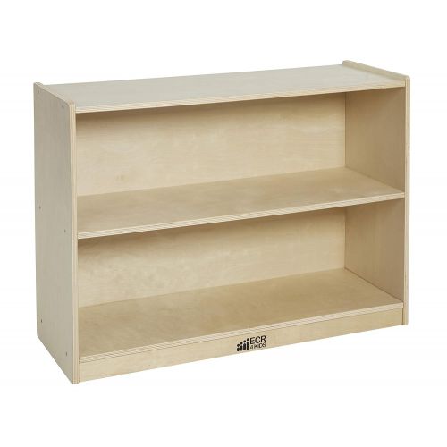  ECR4Kids Birch 2 Shelf Storage Cabinet, Natural