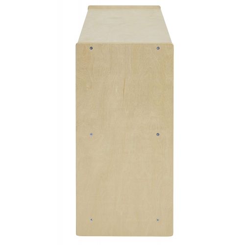  ECR4Kids Birch 2 Shelf Storage Cabinet, Natural