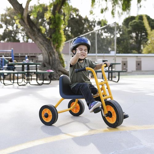  RABO Speedster Trike (powered by ECR4Kids), Premium Toddler Tricycle for Backyards & Schoolyards (YellowBlack)