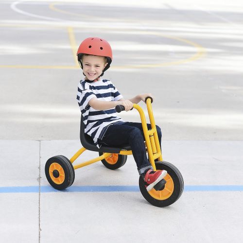  RABO Speedster Trike (powered by ECR4Kids), Premium Toddler Tricycle for Backyards & Schoolyards (YellowBlack)