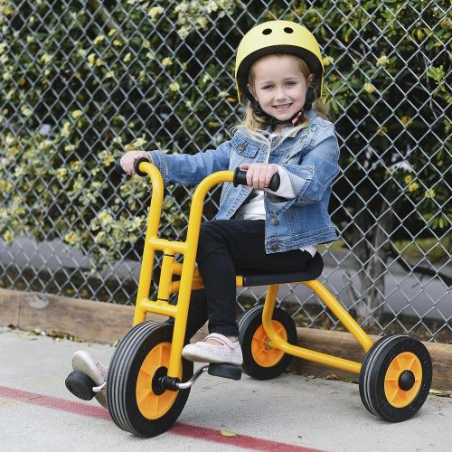  RABO Classic School Trike (powered by ECR4Kids), Premium Toddler Tricycle for Backyards & Schoolyards (YellowBlack)