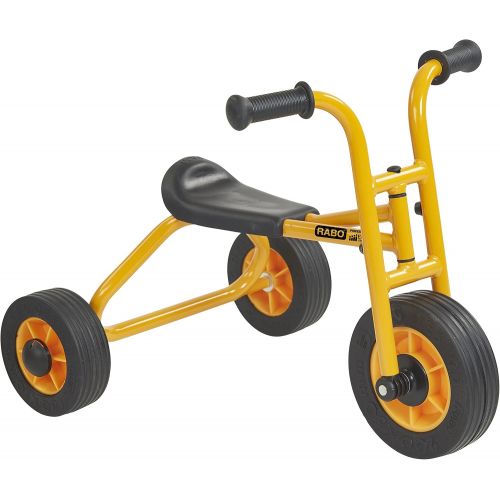  RABO My First Walking Trike (powered by ECR4Kids), Beginner No-Peddle Tricycle for Backyards & Schoolyards (YellowBlack)