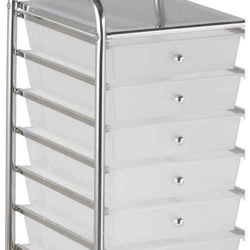  ECR4Kids 14-Drawer Mobile Organizer, Assorted Colors