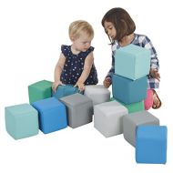 ECR4Kids Softzone Toddler Play Soft Blocks (12-Piece), Contemporary - 1