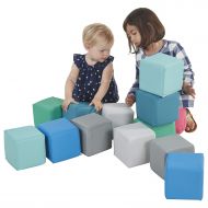 ECR4Kids Softzone Toddler Play Soft Blocks (12-Piece), Primary