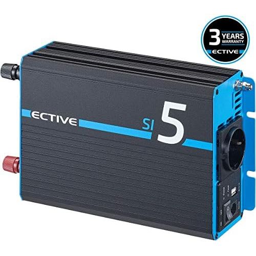  [아마존베스트]-Service-Informationen Ective 12 V to 230 V SI Series Pure Sinus Inverter in 7 Variants: 300 W - 3000 W