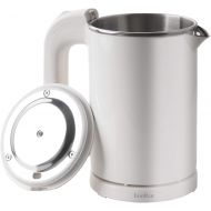 IronRen 0.5L Portable Electric Kettle, Mini Travel Kettle, Stainless Steel Water Kettle - Perfect For Traveling Cooking Noodles, Boiling Water, Eggs, Coffee, Tea(White 110V)