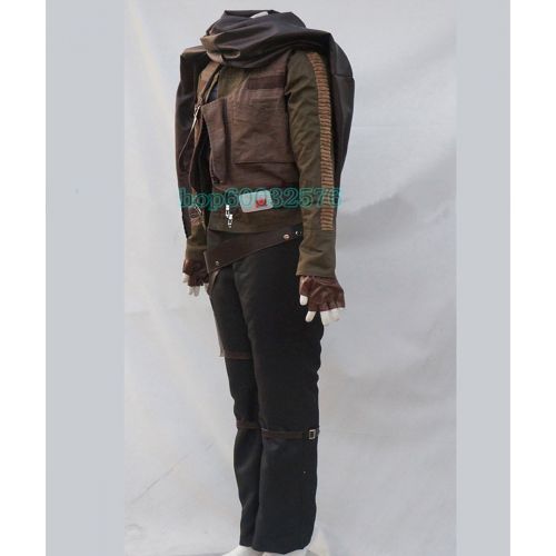  EChunchan Jyn Erso Costume Rogue One A Star Wars Story Clothing Halloween Cosplay Costume Adult Women Outfit Whole Set