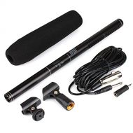 EConcept Professional Long 14.37 Camera Camcorder Shotgun Microphone Uni-Directional System Interview Condenser Mic AAA For for Canon Nikon Any DSLR Camera DV Video Camcorder EC-44