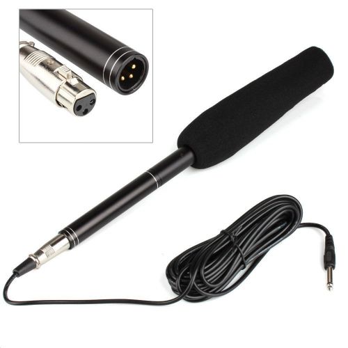  EConcept Professional Long 14.37 Camera Camcorder Shotgun Microphone Uni-Directional System Interview Condenser Mic AAA For for Canon Nikon Any DSLR Camera DV Video Camcorder EC-44