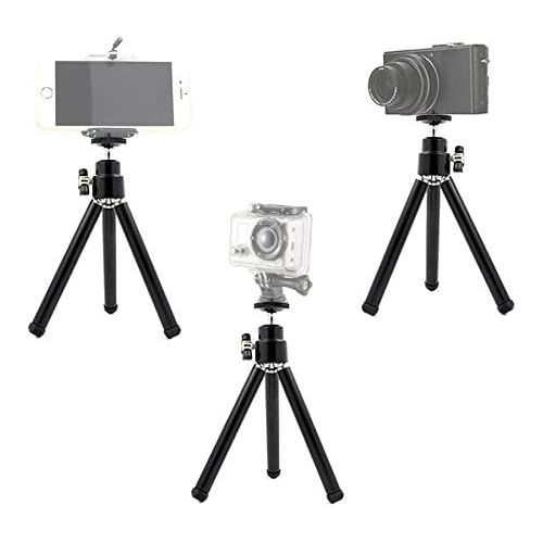  eCostConnection 7 Extendable Mini Tripod for Logitech Webcams C920 C922 and Other Small Cameras + Microfiber Cloth