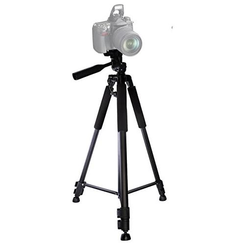  ECostConnection 60 Pro Series Professional Camera Tripod for Canon, Nikon, Sony, Samsung, Olympus, Panasonic & Pentax + eCost Microfiber Cloth