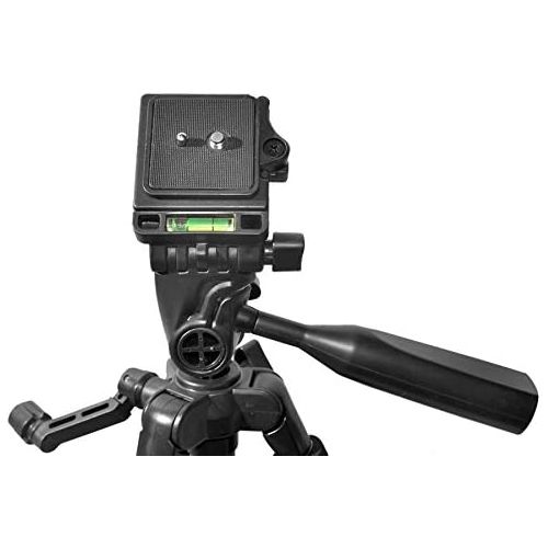  ECostConnection 60 Pro Series Professional Camera Tripod for Canon, Nikon, Sony, Samsung, Olympus, Panasonic & Pentax + eCost Microfiber Cloth