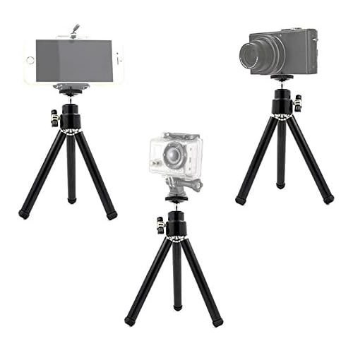  eCostConnection 7 Extendable Mini Tripod + Universal Smartphone Mount + Universal Mount for All GoPros & Microfiber Cloth