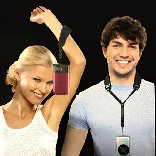  Neoprene Neck and Wrist Camera Strap Kit with Quick Release for Point & Shoot and Pocket Cameras + eCostConnection Microfiber Cloth