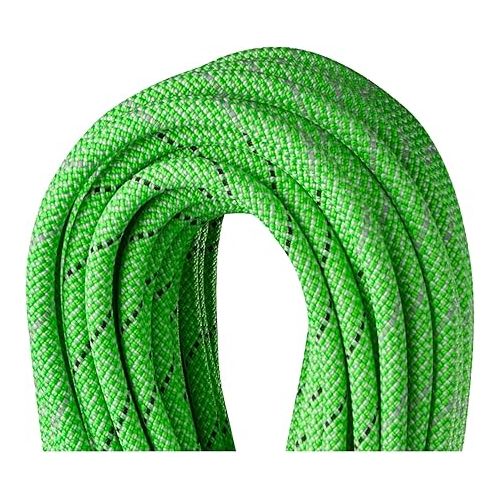  EDELRID Tommy Caldwell Eco Dry DuoTec 9.6mm Dynamic Climbing Rope - Neon Green 70m