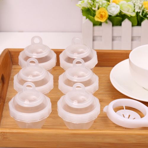  EDITED Edited Kitchen Egg Boiler Egg Cooker Boiled Egg with Yolk White Seperator, Silicone, No Hard Case, Non-Stick Silicone