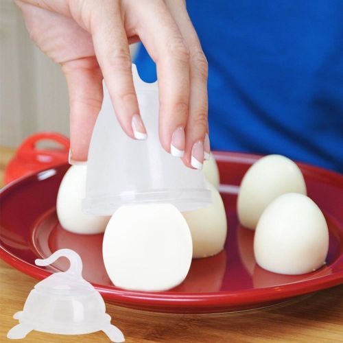  EDITED Edited Kitchen Egg Boiler Egg Cooker Boiled Egg with Yolk White Seperator, Silicone, No Hard Case, Non-Stick Silicone