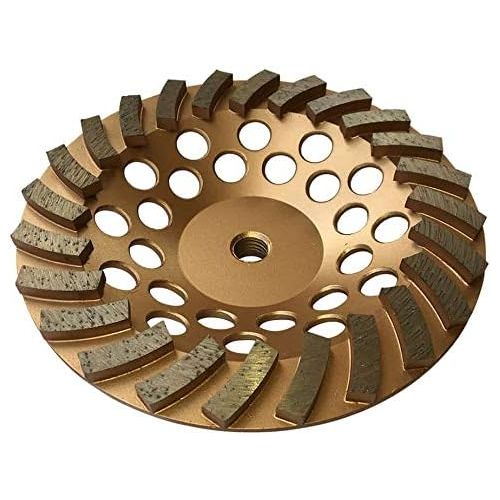  EDiamondTools Grinding Wheels for Concrete and Masonry Available from 4 to 7 Inches - 7 Diameter 24 Turbo Diamond Segments 5/8-11 Arbor