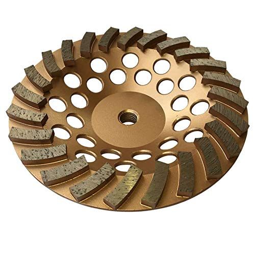  EDiamondTools Grinding Wheels for Concrete and Masonry Available from 4 to 7 Inches - 7 Diameter 24 Turbo Diamond Segments 5/8-11 Arbor