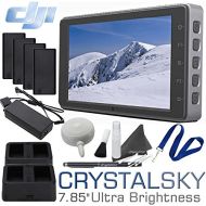 EDigitalUSA DJI CrystalSky Monitor, 7.85 Inch High Brightness Monitor with 2 Spare Batteries, Spare Charging Hub, Charger with Power Supply and more...