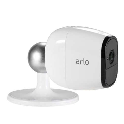  EEEKit 2er Pack Tisch/Deckenleuchte Metall Halterung fuer Arlo Pro 2/Arlo/Arlo Pro/Arlo Go Smart Sicherheit Kamera, verstellbare Metall rund Sockel Swivel Halterung Staender Mount (2