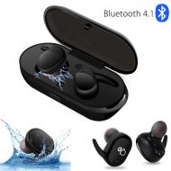 EEEkit Mini Wireless TWS Earbuds, Bluetooth V4.2+ EDR Earphone Smallest Wireless Invisible Headphone, Noise Cancelling Stereo Surround Headset, for iPhone and Android Smart Phones
