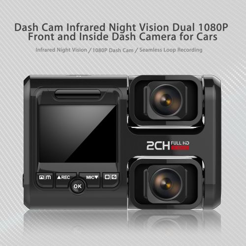  EEEkit 4inch HD 1080P 170 Degree 3 Lens Car DVR Dash Cam Video G-sensor Recorder Rearview Camera