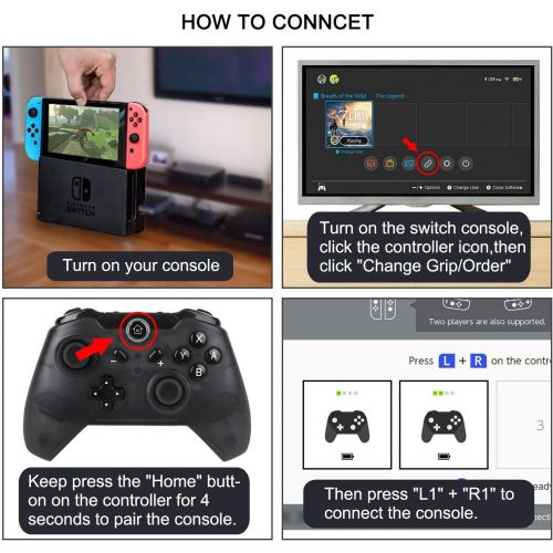  EEEkit Wireless Pro Controller Gamepad Joypad Joystick for Nintendo Switch