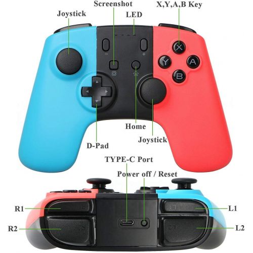  EEEkit Wireless Pro Controller Joypad Gamepad Remote for Nintendo Switch Console