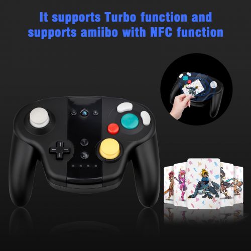  EEEkit 2-pack Remote Control Nunchuk Motion Controller Combo Set with Strap for Nintendo WiiWii UWii mini, Video Game