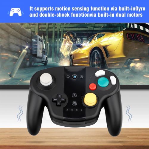  EEEkit 2-pack Remote Control Nunchuk Motion Controller Combo Set with Strap for Nintendo WiiWii UWii mini, Video Game