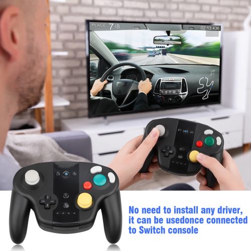  EEEkit 2-pack Remote Control Nunchuk Motion Controller Combo Set with Strap for Nintendo WiiWii UWii mini, Video Game