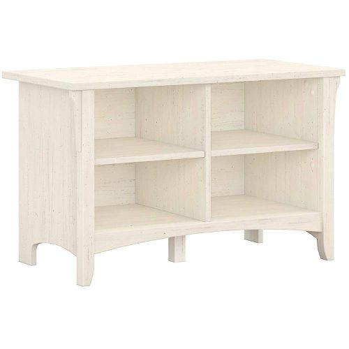  EFD Shoe Cubby Bench White Country Casual 4 Shelves Adjustable Open Wooden Low Large Storage Indoor Double Tier Entryway Hallway Bedroom Shoe Bench Organizer eBook by Easy&FunDeals