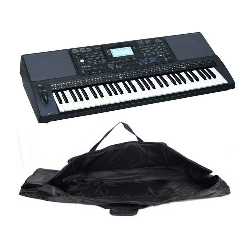  EFFT Life 88 Key Piano Keyboard Gig Bag, Waterproof 88-Key Keyboard Case Nylon Extra Pockets for Electric Piano with Adjustable Portable Backpack Straps 52 x 12 x 6in